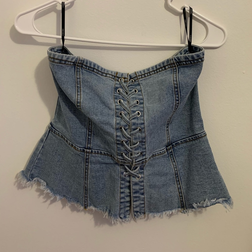 Forever 21 Strapless Top